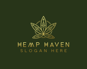 Cannabis Tribal Marijuana logo design