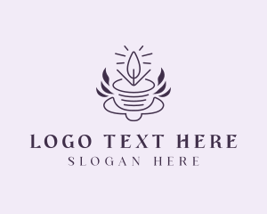 Interior Designer - Wax Candle Wellness logo design