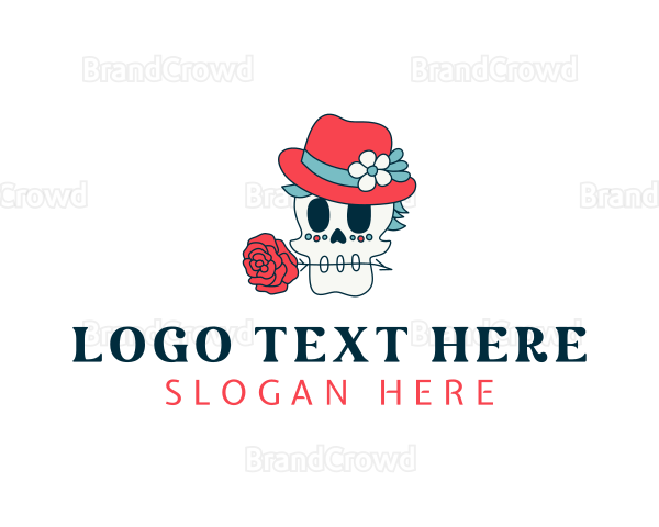 Mexican Skull Hat Logo