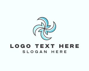 Fan - Cooling Fan Ventilation logo design