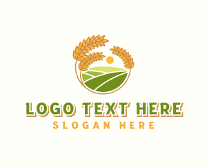 Botanist - Wheat Sun Farm logo design