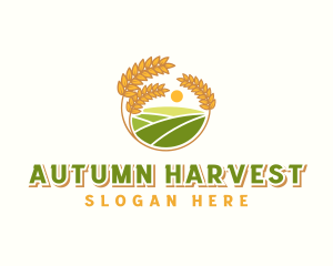 Wheat Sun Farm logo design