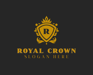 Luxury Crown Shield  logo design