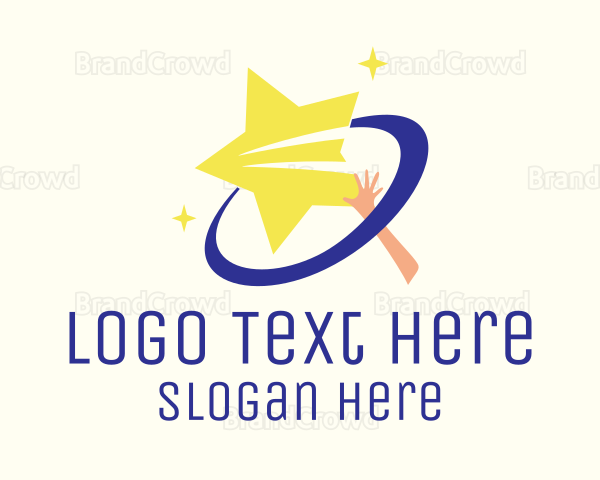 Star Hand Orbit Logo