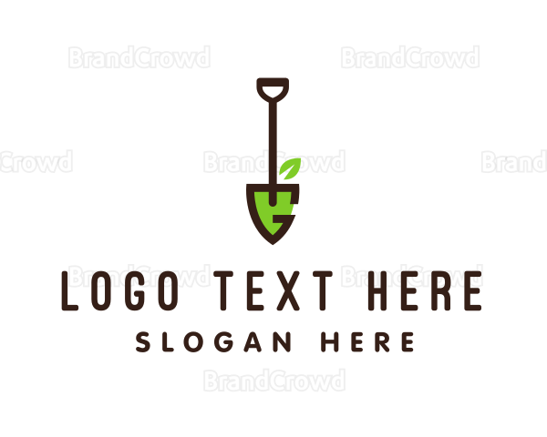 Shovel Letter G Logo