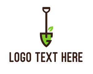 Letter G - Shovel Letter G logo design