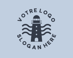 Blue Ocean Lighthouse Logo