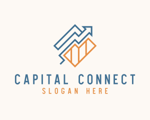 Economy Finance Arrow  logo design