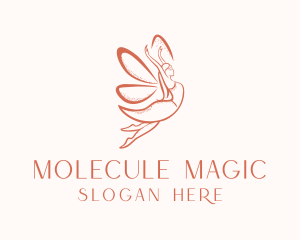 Female Magical Fairy  logo design