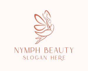 Female Magical Fairy  logo design