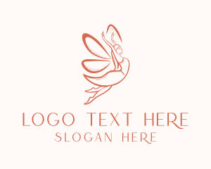 Female Magical Fairy  Logo