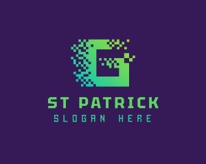 Pixel Software Letter G Logo