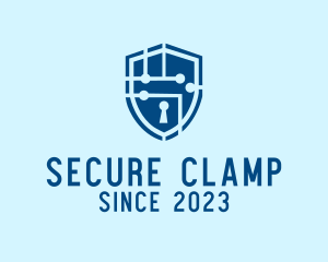 Cyber Security Shield  logo design