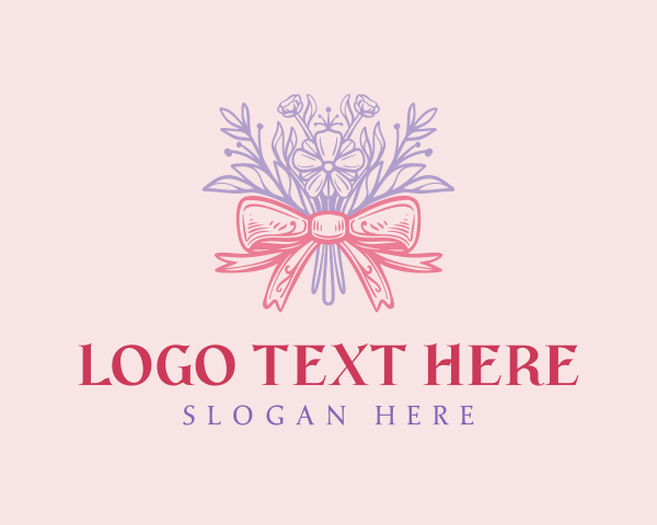 Delicate - Coquette Bow Boutique logo design