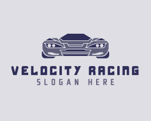 Violet Race Car logo design