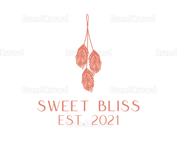 Handcrafted Feather Decoration Logo