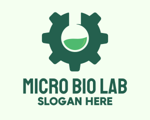 Science Laboratory Gear logo design