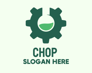 Green - Science Laboratory Gear logo design