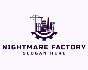 Factory Building Construction logo design