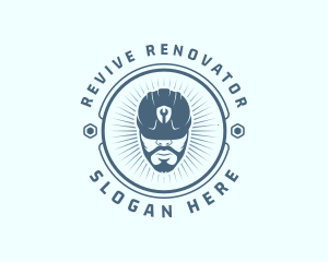 Renovator - Mechanic Wrench Handyman logo design