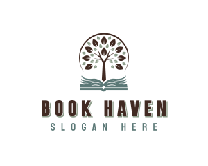 Bookstore - Tree Bookstore Publisher logo design