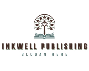 Publishing - Tree Bookstore Publisher logo design