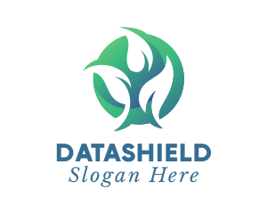 3D Leaf Sustainability  Logo