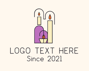 Home Decor - Souvenir Decoration Candle logo design