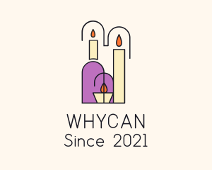 Vigil - Souvenir Decoration Candle logo design