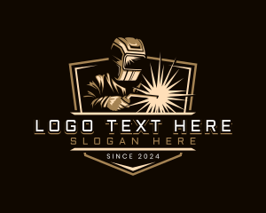 Welding - Industrial Welding Machinist logo design