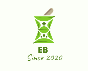 Natural - Green Natural Pharmacy logo design