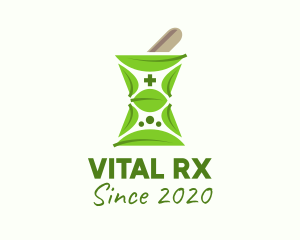Prescription - Green Natural Pharmacy logo design
