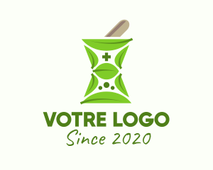 Leaf - Green Natural Pharmacy logo design