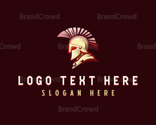 Spartan Warrior Gladiator Logo