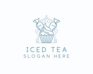 Bake Cupcake Icing logo design