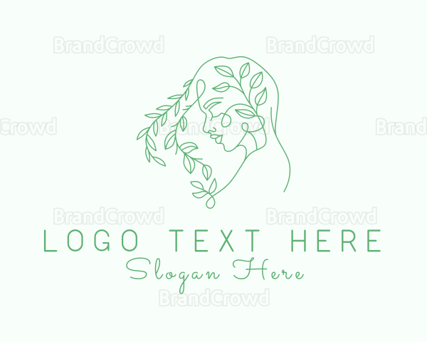 Natural Garden Lady Logo