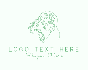 Natural - Natural Garden Lady logo design