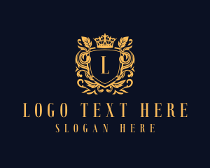 Marketing - Ornate Royalty Shield logo design