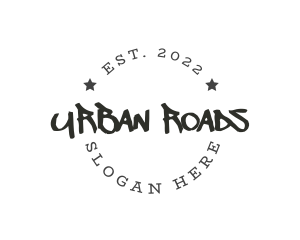 Streets - Urban Graffiti Wordmark logo design