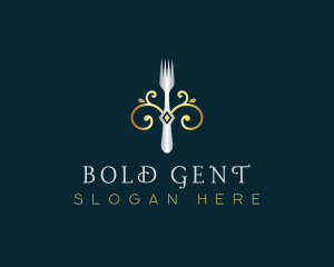 Fork Restaurant Cuisine logo design