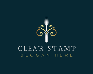 Fork Restaurant Cuisine logo design