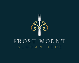 Fork Restaurant Cuisine logo design