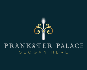 Fork Restaurant Cuisine logo design