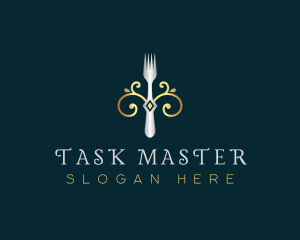 Fork Restaurant Cuisine logo design