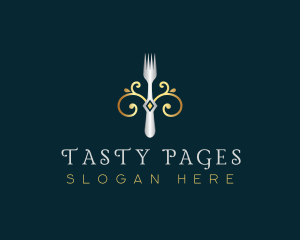 Fork Restaurant Cuisine logo design