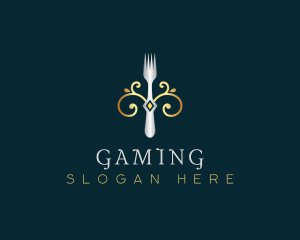 Cafeteria - Fork Restaurant Cuisine logo design