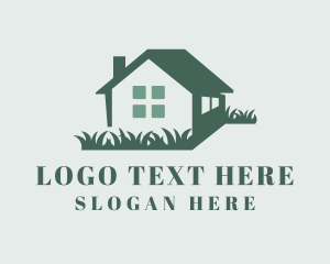 Grass - House Lawn Gardening logo design