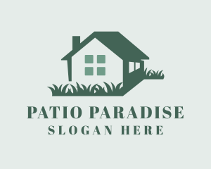Patio - House Lawn Gardening logo design