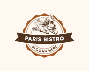 Baking Whisk Patisserie logo design