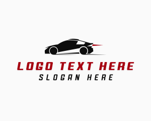 Super Car - Automobile Fast Car logo design